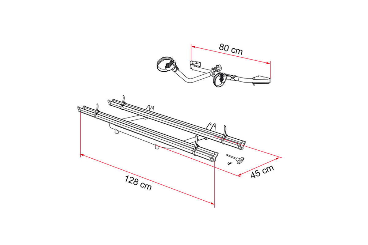 Portabicicletas Autocaravana FIAMMA Carry-Bike Garage Standard