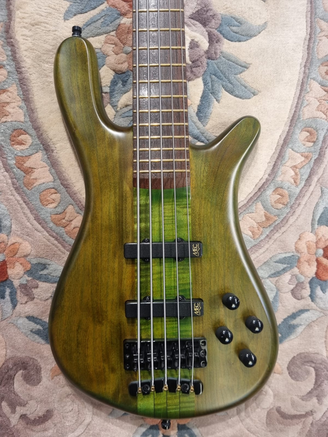 Bajo WARWICK Teambuilt Pro Series Streamer Stage I, 5 – Emeraude Green Transparent Satin