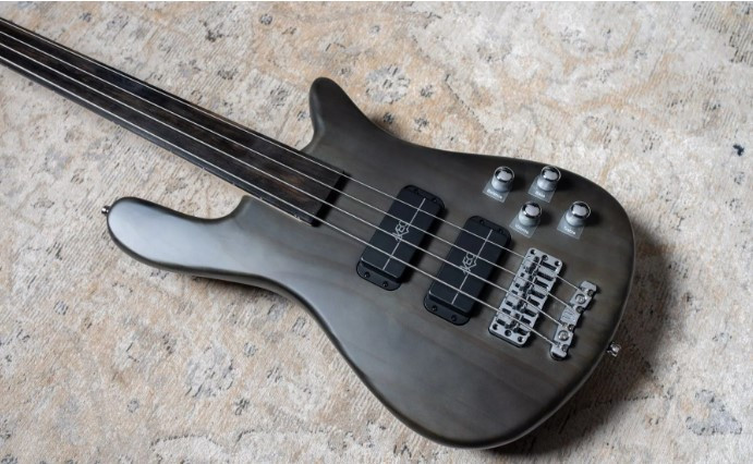 Bajo WARWICK RockBass Streamer STD, 4 Cuerdas, Fretless - Nirvana Black TS