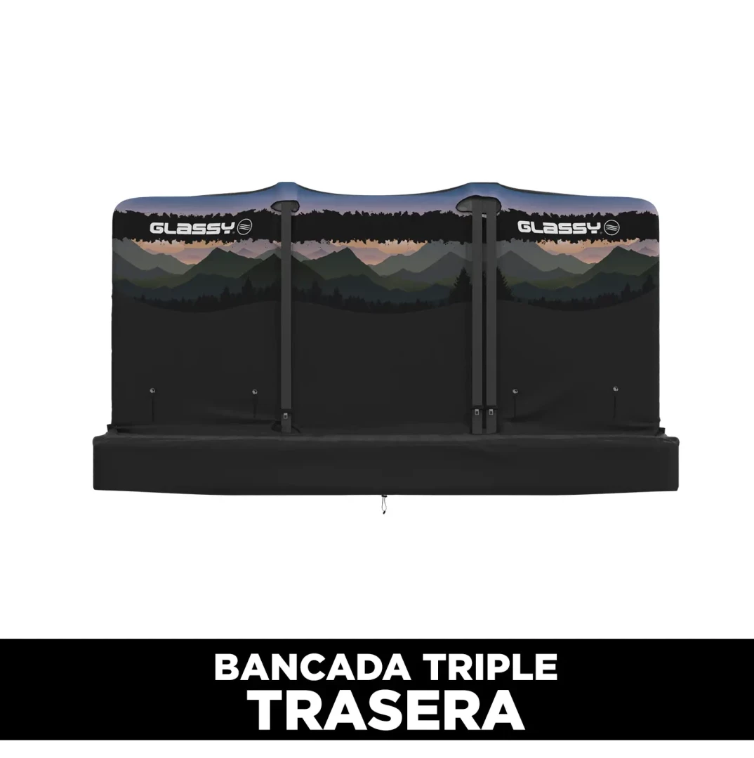 Funda bancada triple trasera GLASSY Mountains