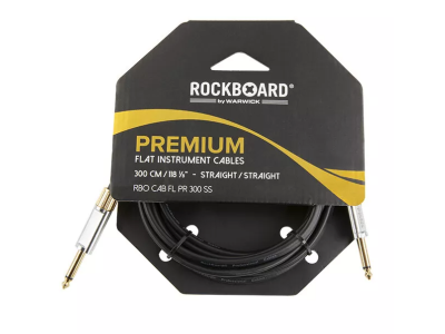 Cable de instrumento ROCKBOARD - 3m Premium, RBO CAB FL PR 300 SS