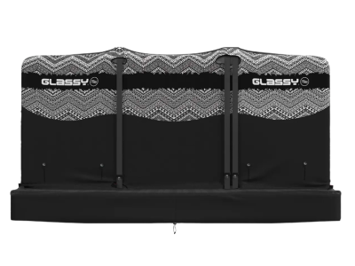 Funda bancada triple trasera GLASSY Étnica